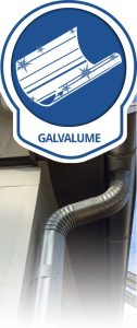 Galvalume gutters in Akron & Canton, OH