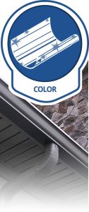 Colored gutters in East Houston, TX