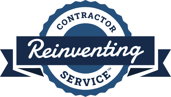 gutter contractor services badge