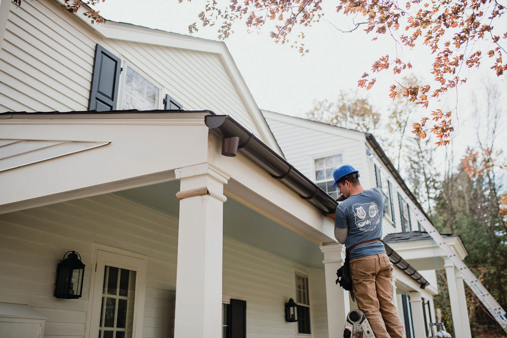 gutter contractor services: installation